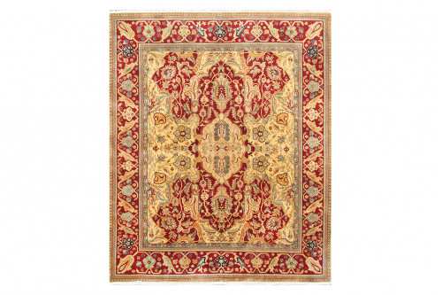 Pasargad™ - Agra Collection Hand-Knotted Lamb's Wool Area Rug  96'' x 118'' (PH-128 8X10)