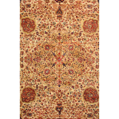 Pasargad Agra Collection Hand-Knotted Lamb's Wool Area Rug (PH-260 10X11) - 121'' x 131''