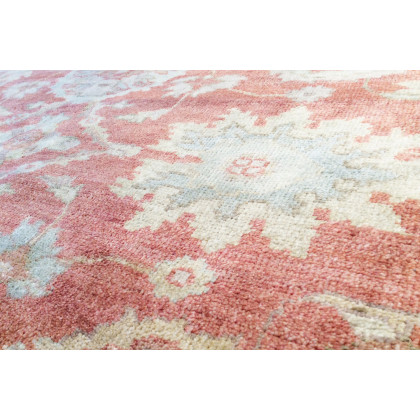 Pasargad Sultanabad Collection Hand-Knotted Lamb's Wool Area Rug (PJ-504 6X9) - 75'' x 107''