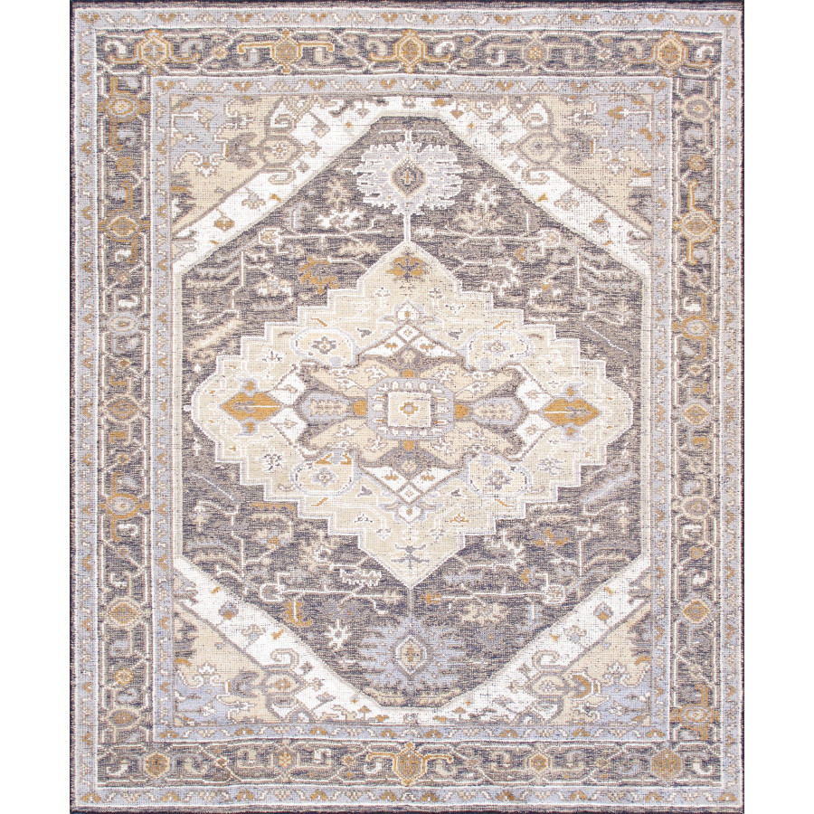 Pasargad - Serapi Collection Hand-Knotted Silk/Wool Area Rug in Blue, 98" x 122" (PJK-18 8x10)