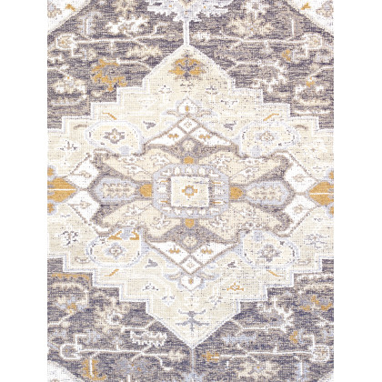 Pasargad - Serapi Collection Hand-Knotted Silk/Wool Area Rug in Blue, 98" x 122" (PJK-18 8x10)