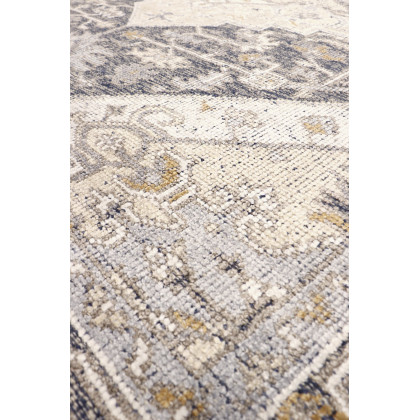 Pasargad - Serapi Collection Hand-Knotted Silk/Wool Area Rug in Blue, 98" x 122" (PJK-18 8x10)
