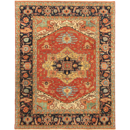 Pasargad - Serapi Collection Hand-Knotted Lamb's Wool Area Rug PJR-4