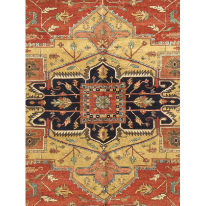 Pasargad - Serapi Collection Hand-Knotted Lamb's Wool Area Rug PJR-4