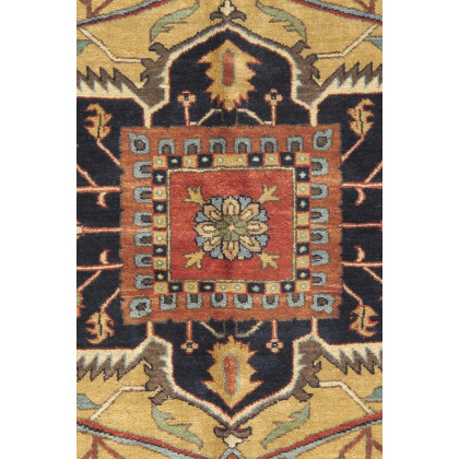 Pasargad Serapi Collection Hand-Knotted Wool Area Rug (PJR-4 6X9) - 71'' x 109''