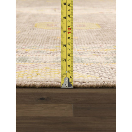 Pasargad Khotan Collection Hand-Knotted Wool Area Rug - Camel, 121" x 164" (PKH-530 10x14)