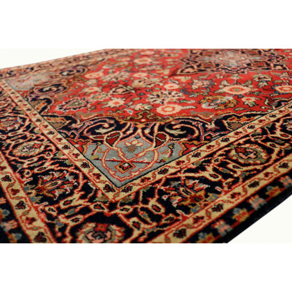 Pasargad Kashan Collection Hand-Knotted Lamb's Wool Runner (PL 2.06X18) - 30'' x 220''