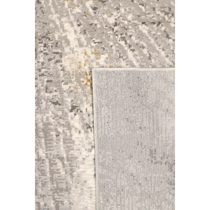 Pasargad Starburst Design Power Loom White Area Rug (PL-694D 8X10) - 93'' x 117''