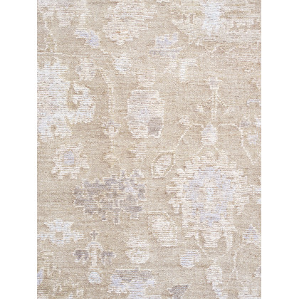 Pasargad - Oushak Collection Hand-Knotted Wool Area Rug in Camel/Beige, 111" x 147" (PLI-04 9x12)