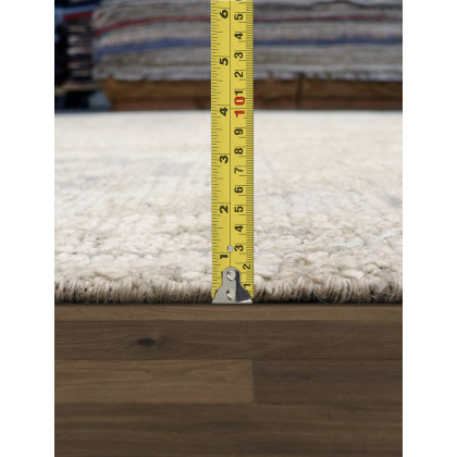 Pasargad - Oushak Collection Hand-Knotted Wool Area Rug in Camel/Beige, 111" x 147" (PLI-04 9x12)