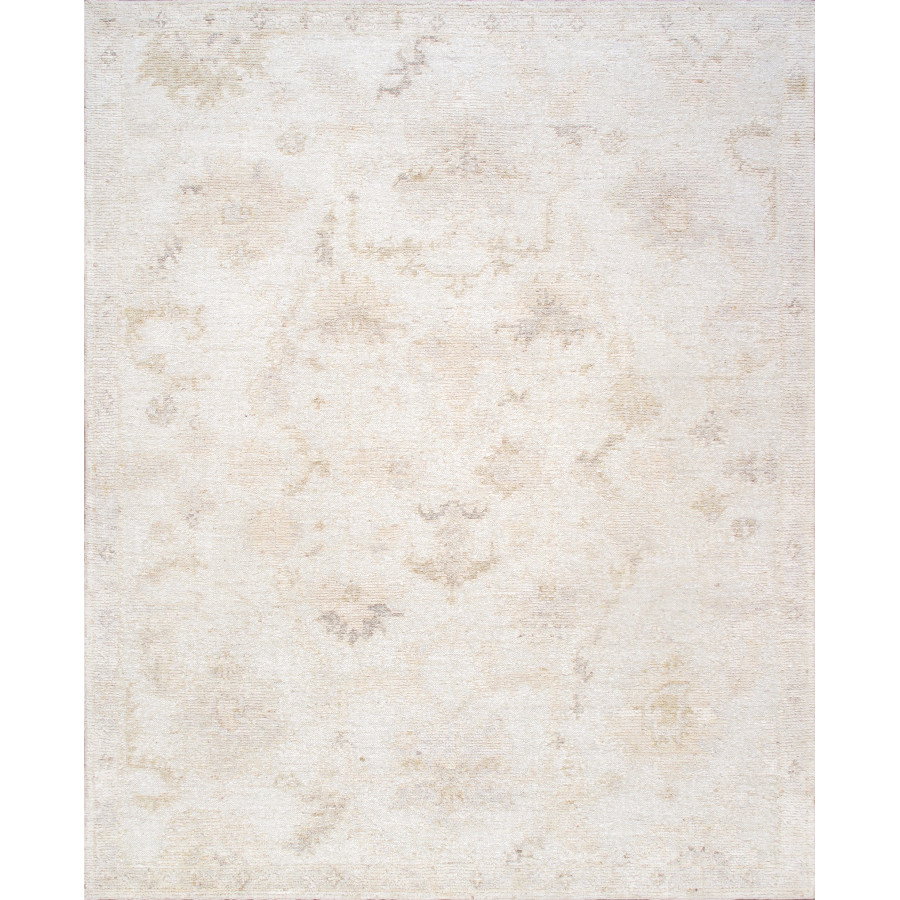 Pasargad - Oushak Collection Hand-Knotted Wool Area Rug in Camel, 111" x 142" (PLI-06 9x12)