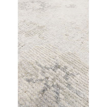 Pasargad - Oushak Collection Hand-Knotted Wool Area Rug in Silver, 111" x 145" (PLI-07 9x12)