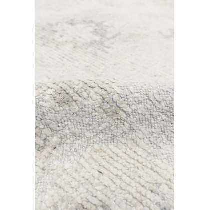 Pasargad - Oushak Collection Hand-Knotted Wool Area Rug in Silver, 111" x 145" (PLI-07 9x12)