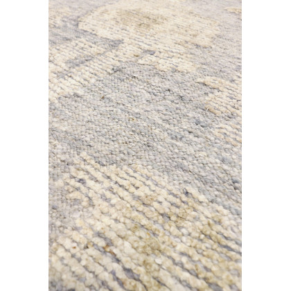 Pasargad - Oushak Collection Hand-Knotted Wool Area Rug in Gray/Blue, 111" x 144" (PLO-110 9x12)