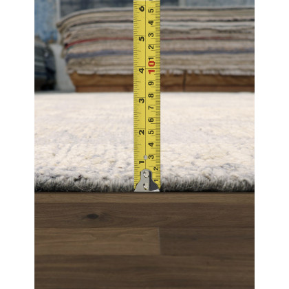 Pasargad - Oushak Collection Hand-Knotted Wool Area Rug in Gray/Blue, 111" x 144" (PLO-110 9x12)