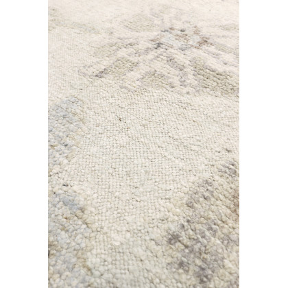 Pasargad - Oushak Collection Hand-Knotted Wool Area Rug in S. Green, 111" x 141" (PLO-132 9x12)
