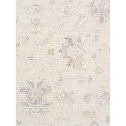 Pasargad - Oushak Collection Hand-Knotted Wool Area Rug in Salmon, 111" x 146" (PLO-144 9x12)
