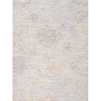 Pasargad - Oushak Collection Hand-Knotted Wool Area Rug in Gray, 111" x 141" (PLO-146 9x12)