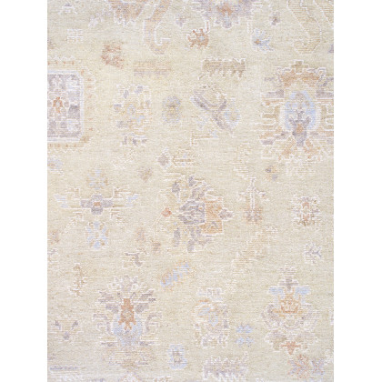 Pasargad - Oushak Collection Hand-Knotted Wool Area Rug in L. Green, 111" x 144" (PLO-20 9x12)