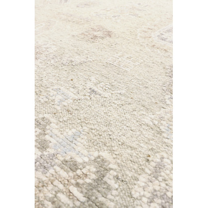 Pasargad - Oushak Collection Hand-Knotted Wool Area Rug in L. Green, 111" x 144" (PLO-20 9x12)
