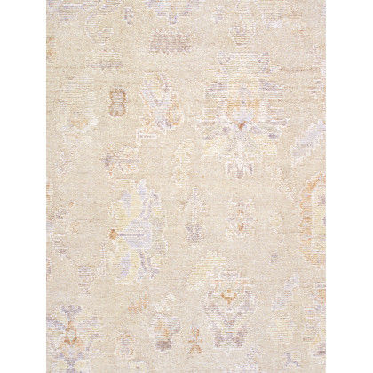 Pasargad - Oushak Collection Hand-Knotted Wool Area Rug in Camel, 111" x 147" (PLO-22 9x12)