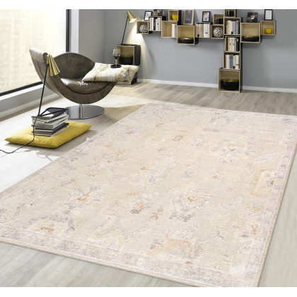 Pasargad - Oushak Collection Hand-Knotted Wool Area Rug in Camel, 111" x 147" (PLO-22 9x12)