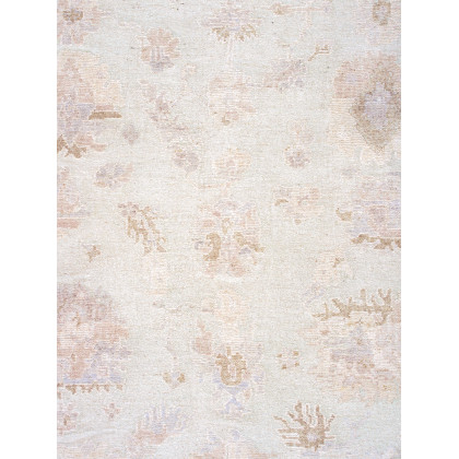 Pasargad - Oushak Collection Hand-Knotted Wool Area Rug in Aqua, 111" x 143" (PLO-58 9x12)