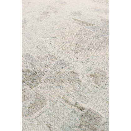Pasargad - Oushak Collection Hand-Knotted Wool Area Rug in Aqua, 111" x 143" (PLO-58 9x12)