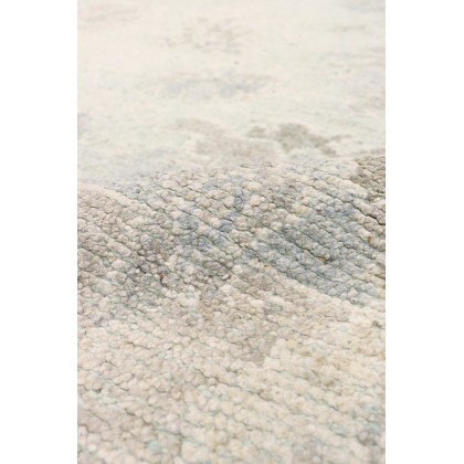 Pasargad - Oushak Collection Hand-Knotted Wool Area Rug in Aqua, 111" x 143" (PLO-58 9x12)