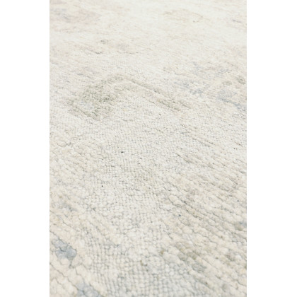 Pasargad - Oushak Collection Hand-Knotted Wool Area Rug in Silver, 111" x 143" (PLO-59 9x12)