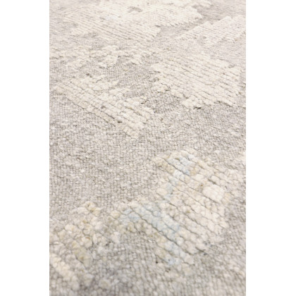 Pasargad - Oushak Collection Hand-Knotted Wool Area Rug in Taupe/Beige, 111" x 144" (PLO-64 9x12)
