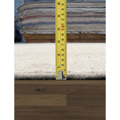 Pasargad - Oushak Collection Hand-Knotted Wool Area Rug in Taupe/Beige, 111" x 144" (PLO-64 9x12)