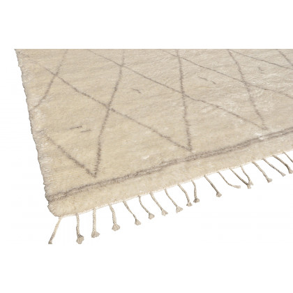 Pasargad Casablanca Moroccan Collection Hand-Knotted Wool Area Rug (PLW-01 6X9) - 66'' x 102''