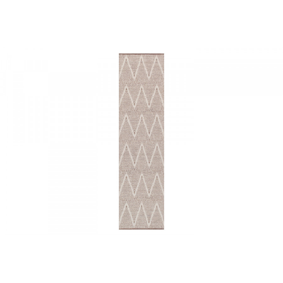 Pasargad Simplicity Collection Hand-Woven Cotton Runner (PLW-04 2.06X8) - 30'' x 96''