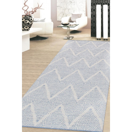Pasargad Simplicity Collection Hand-Woven Cotton Runner (PLW-05 2.06X10) - 30'' x 120''