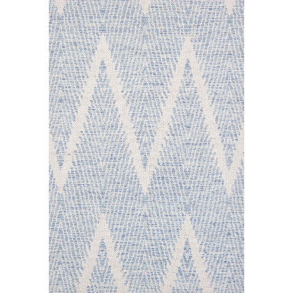 Pasargad Simplicity Collection Flat Weave Aqua Cotton Area Rug (PLW-05 8X10) - 96'' x 120''