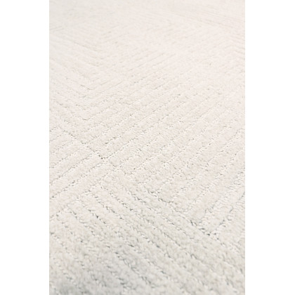 Pasargad Sutton Collection Power Loom Polypropylene/Polyester Area Rug - Ivory, 31" x 96" (pmf-551iv 2.07x8)
