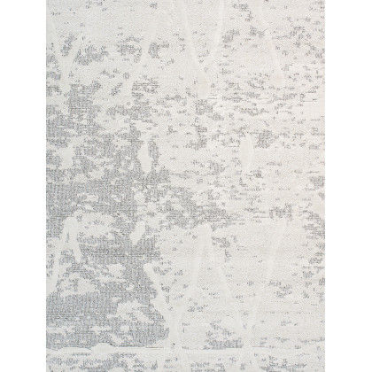 Pasargad Sutton Collection Power Loom Polypropylene/Polyester Area Rug - Ivory/Gray, 61" x 96" (pmf-757iv 5x8)