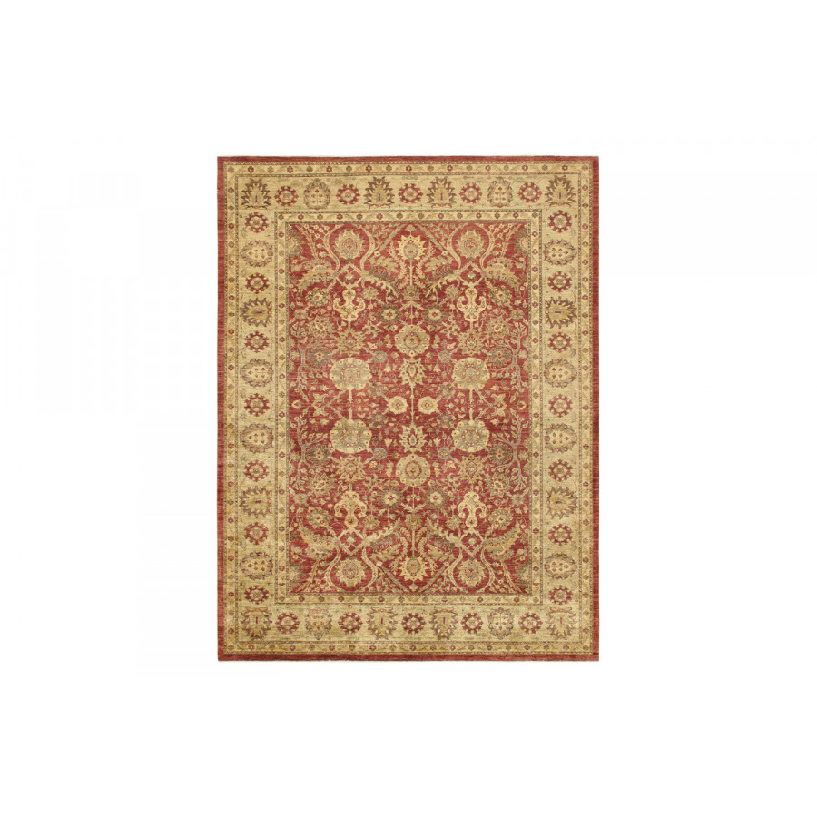 Pasargad Ferehan Collection Hand-Knotted Lamb's Wool Area Rug (PMG-301 RUST 9X12) - 109'' x 144''