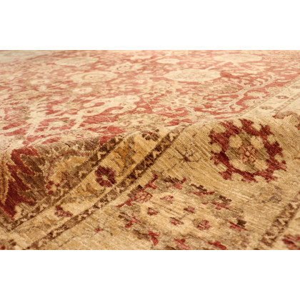 Pasargad Ferehan Collection Hand-Knotted Lamb's Wool Area Rug (PMG-301 RUST 9X12) - 109'' x 144''