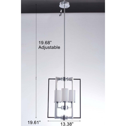 Pasargad - Riva Collection Metal and Glass Chandelier Lights (PMT-06)