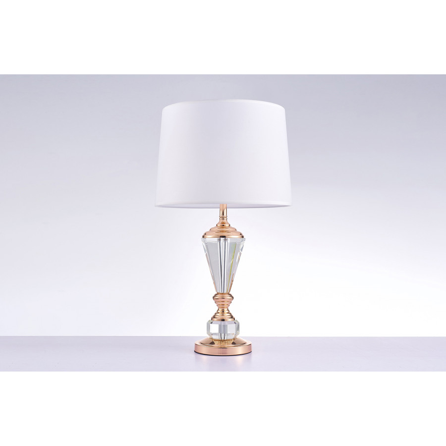 Pasargad - Luxus Collection Metal and Crystal Table Lamp Lights