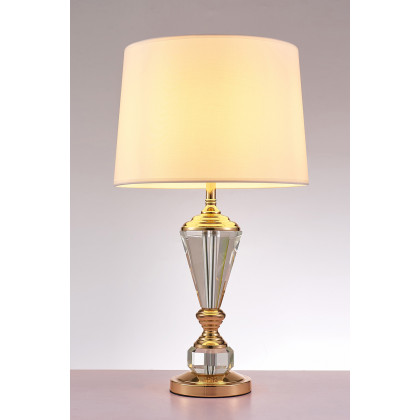 Pasargad - Luxus Collection Metal and Crystal Table Lamp Lights