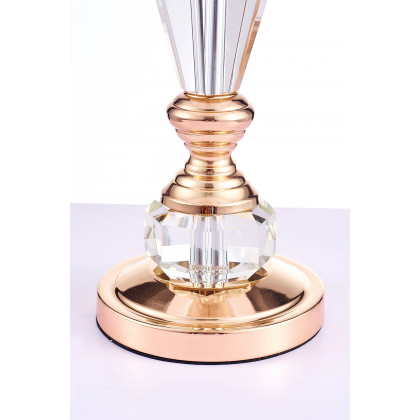 Pasargad - Luxus Collection Metal and Crystal Table Lamp Lights