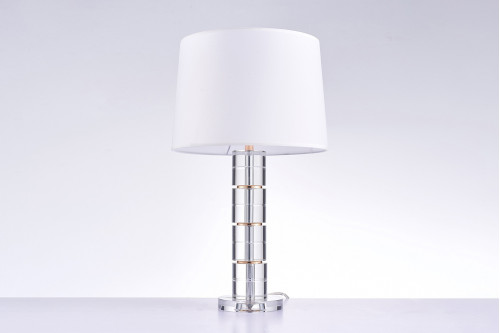 Pasargad™ - Catalina Collection Metal and Crystal Table Lamp Lights