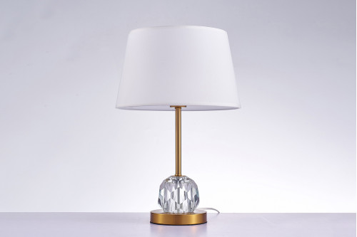 Pasargad™ - Aston Collection Metal and Crystal Table Lamp Lights
