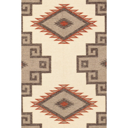 Pasargad - Navajo Style Hand-Woven Wool Light Brown Area Rug 104'' x 144'' (PNT-137 9X12)