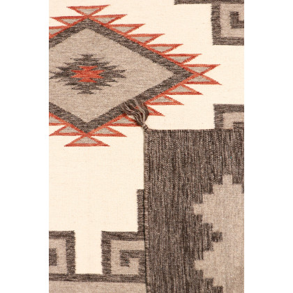 Pasargad - Navajo Style Hand-Woven Wool Light Brown Area Rug 104'' x 144'' (PNT-137 9X12)