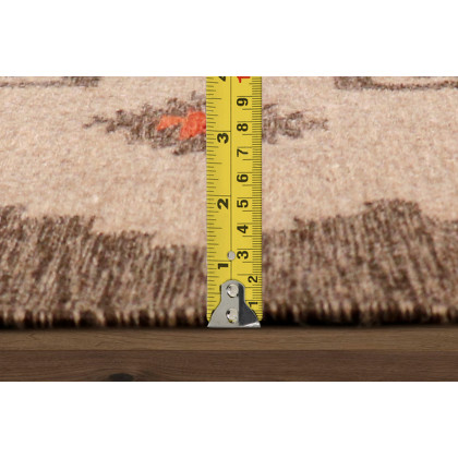 Pasargad - Navajo Style Hand-Woven Wool Light Brown Area Rug 104'' x 144'' (PNT-137 9X12)