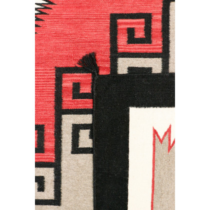 Pasargad - Navajo Style Hand-Woven Wool Mocha Area Rug 108'' x 144'' (PNT-198 9X12)